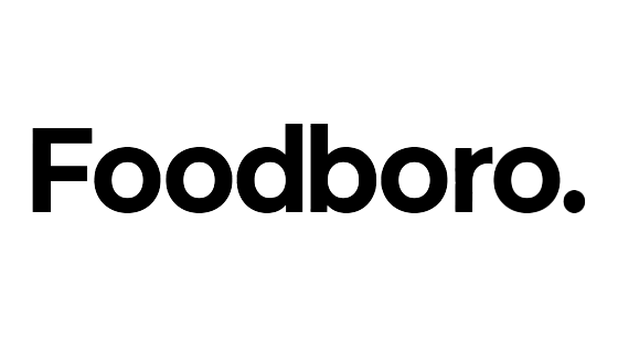 Foodboro Logo On A White Background In PNG Format