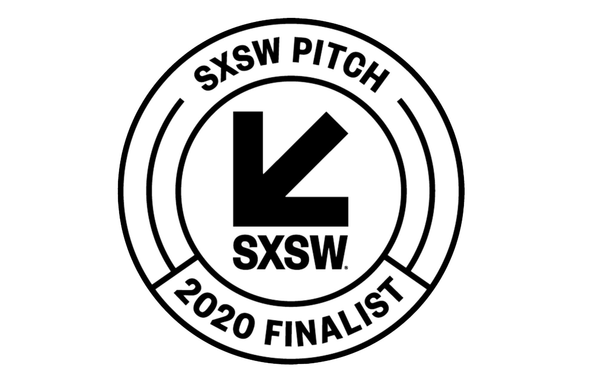 SXSW Finalists 2020 Logo On A White Background In PNG Format