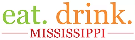 Eat Drink Mississippi Logo On A White Background In PNG Format
